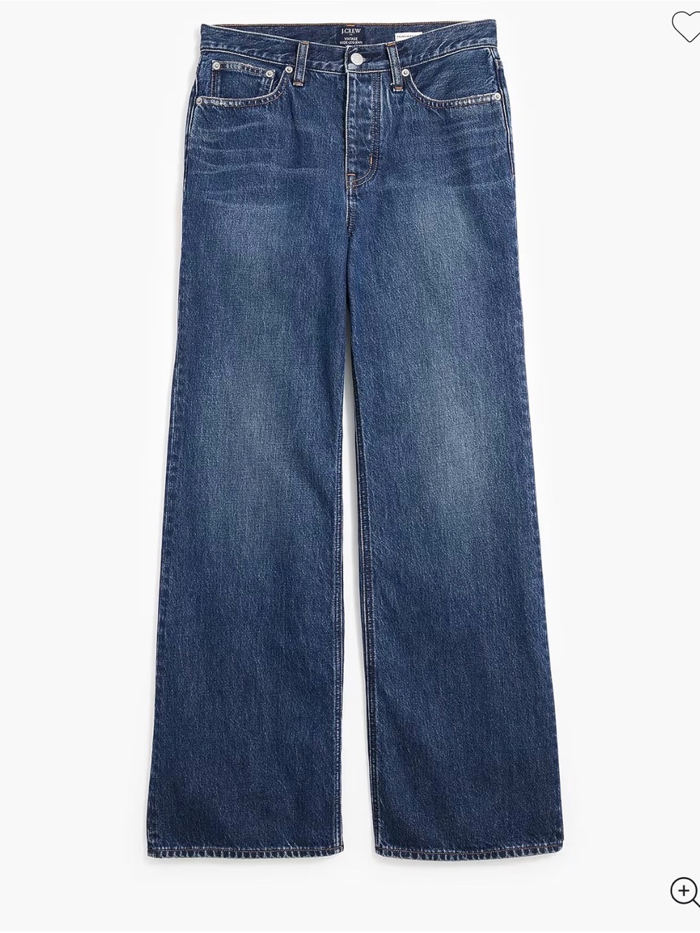 J. Crew Indigo Wide-Leg Flare Jeans